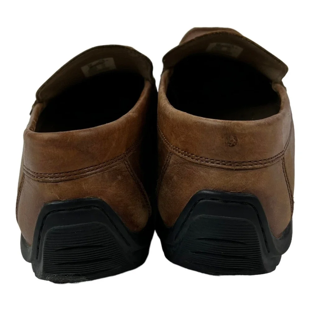 Ecco Brown Pleasant Slip On Drivers Loafer Shoes Mens Size EU 43 US‎ 10